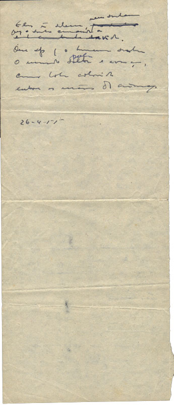 manuscrito do
poema - parte 3